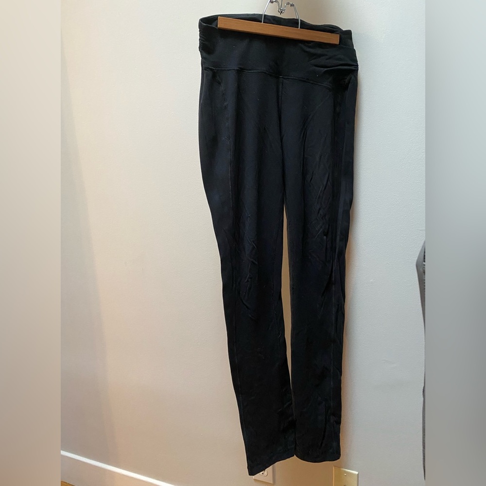 Lululemon black Astro flare yoga pants — size 8